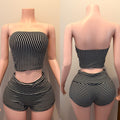 On Chill Strapless Set
